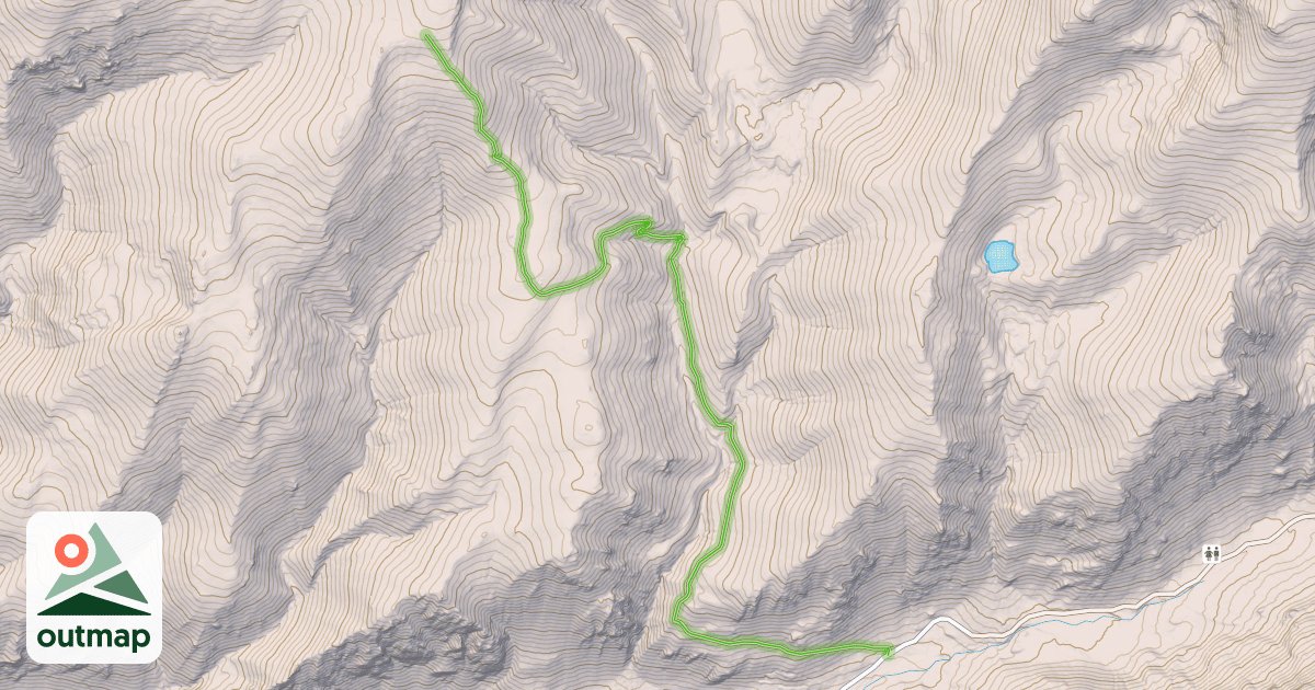 Map of Quartz Creek