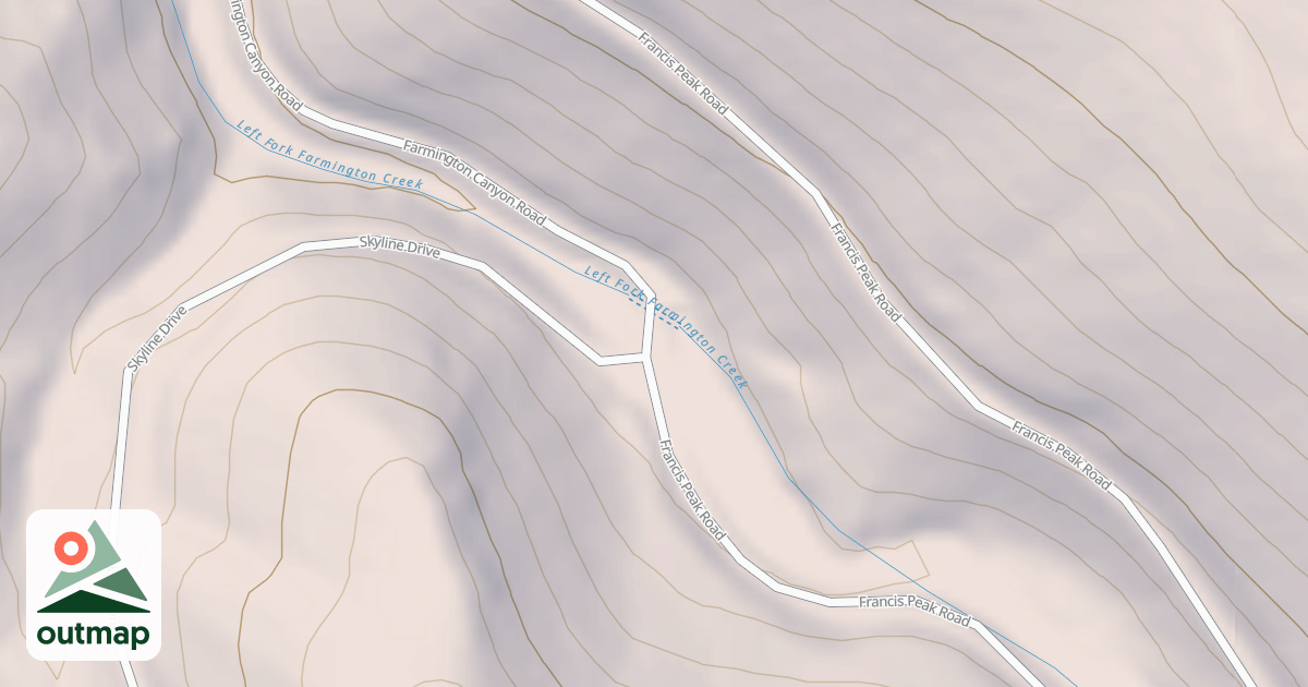 Map of Farmington Canyon Atv