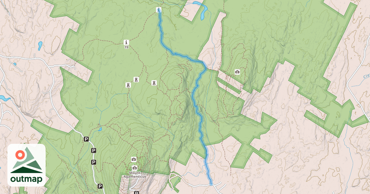 Map of Notch Trail