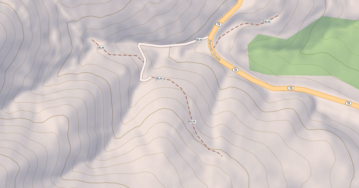 Map preview of BLM National GTLF Public Motorized Roads f335afe1-67ec-468c-9613-d453c46cae63