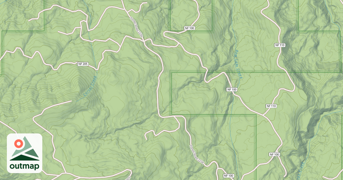 Map of BRUNO MEADOWS-COOPER-BU*