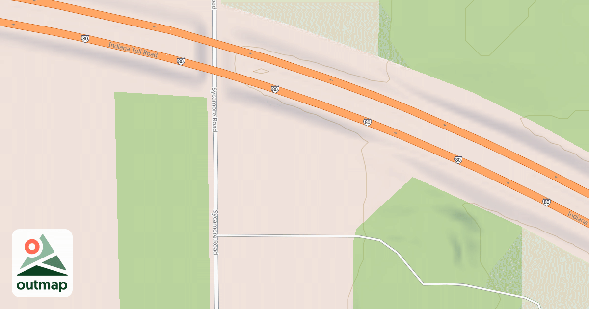 Map of Buffalo Run Snowmobile Trail