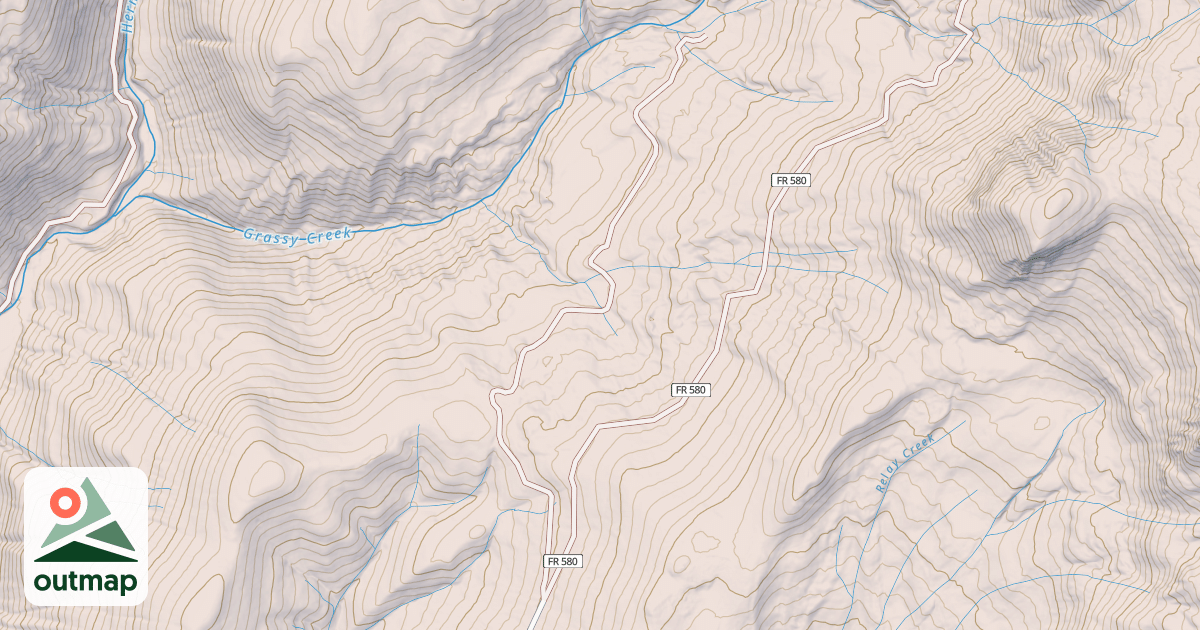 Map of GRASSY CRK G