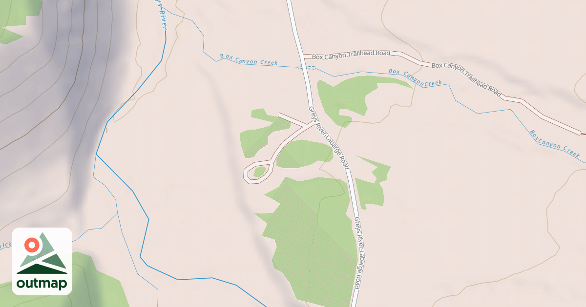 Map of DICK CREEK