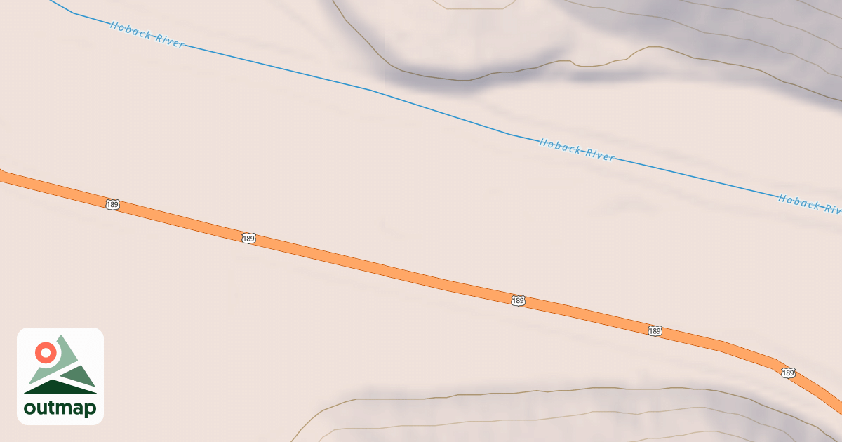 Map of HOBACK RIVER DISP REC SITES