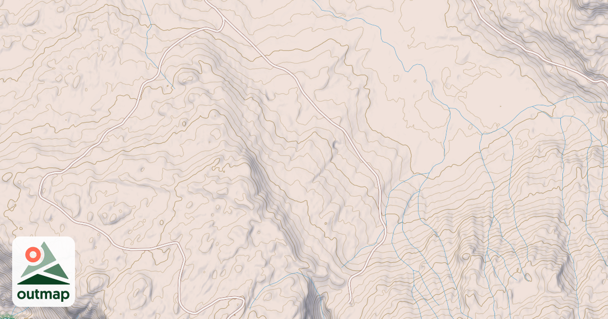 Map of Heceta Island Spur Da 1400070