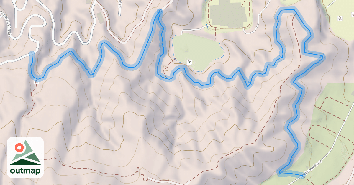 Map of High School Trail