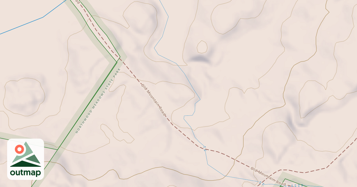 Map of NALMC Trail/Old Mountain RD