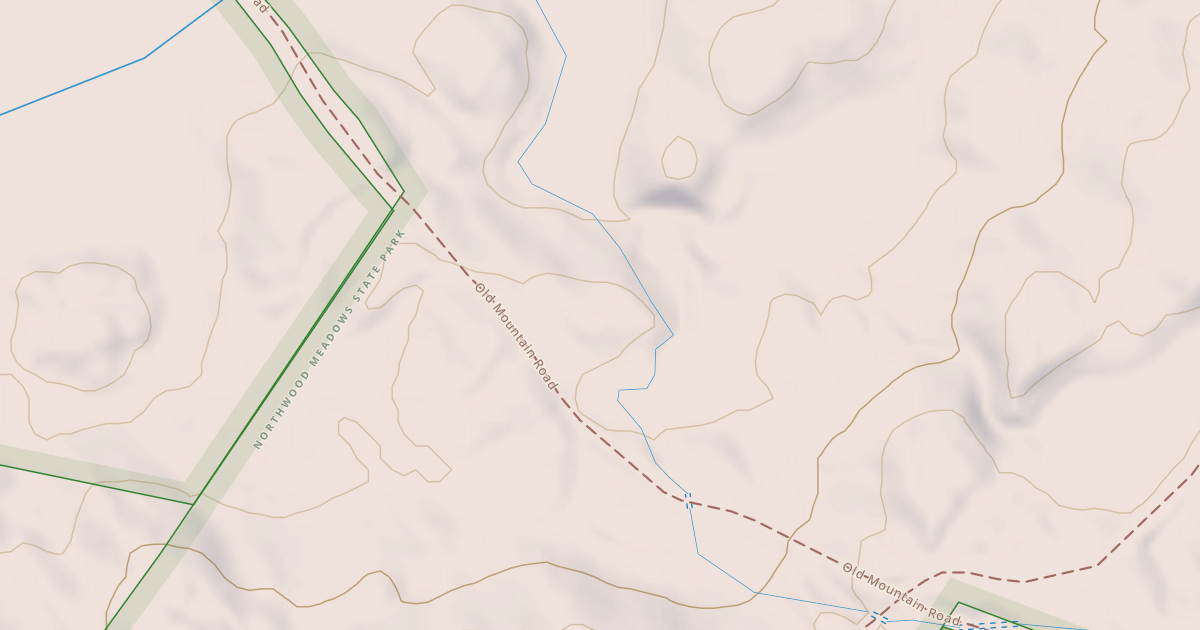 Map preview of NALMC Trail/Old Mountain RD