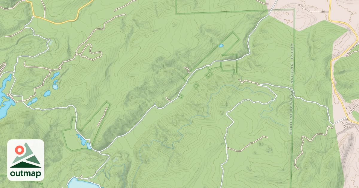 Map of BIG CREEK LAKE