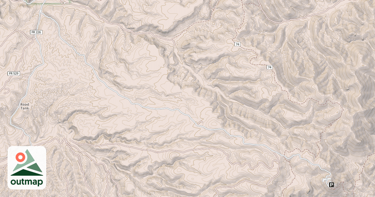 Map of LOOKOUT MOUNTAIN L.O.