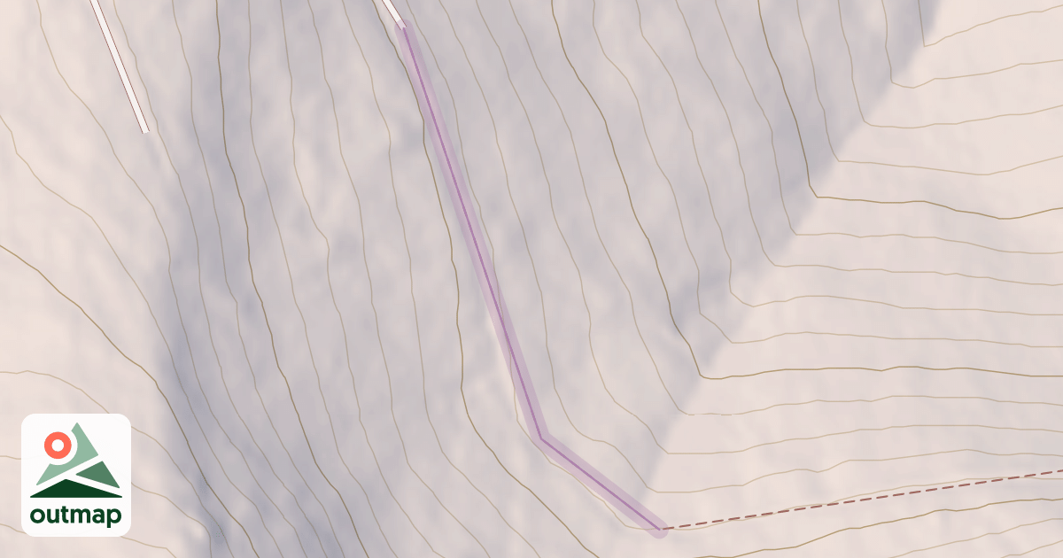 Map of Valley Creek 1300 path