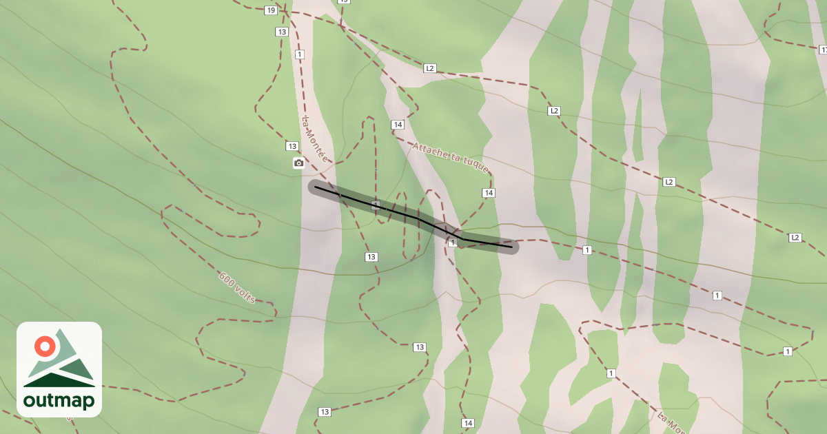 Map of L'intrépide