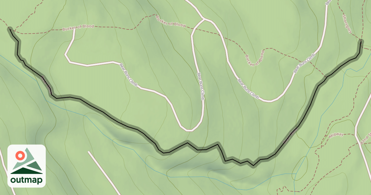 Map of Bear Buns