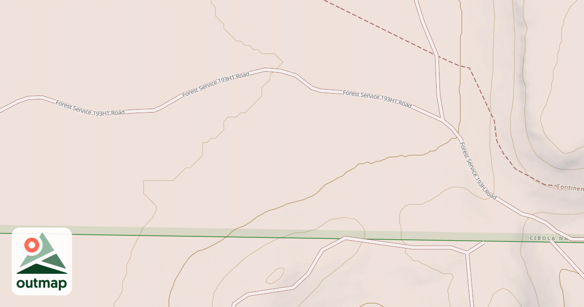 Map of USFS National Forest System Roads {00962BE0-3B26-4FA7-8BB1-45224DCF3121}