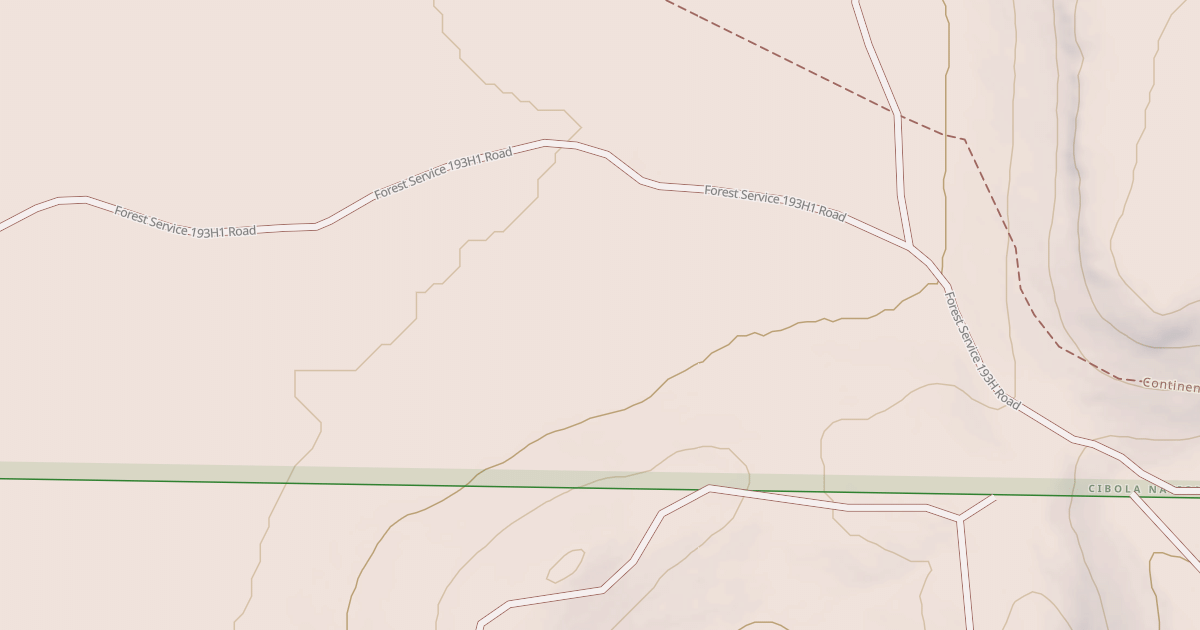 Map preview of USFS National Forest System Roads {00962BE0-3B26-4FA7-8BB1-45224DCF3121}