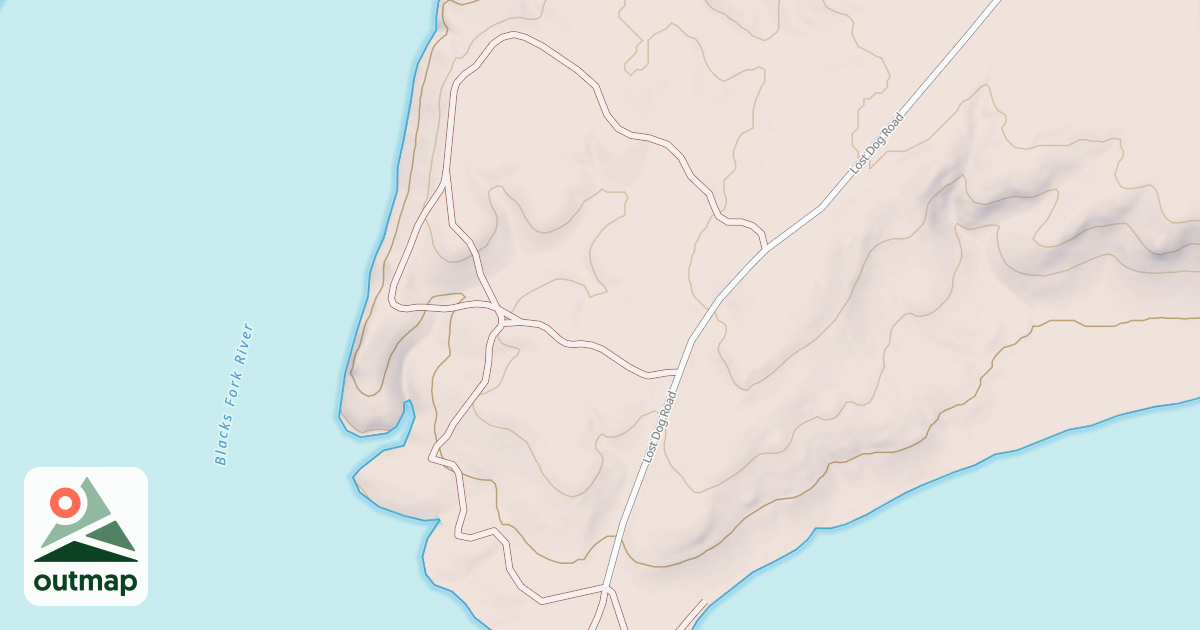 Map of LOST DOG COMPLEX A-E