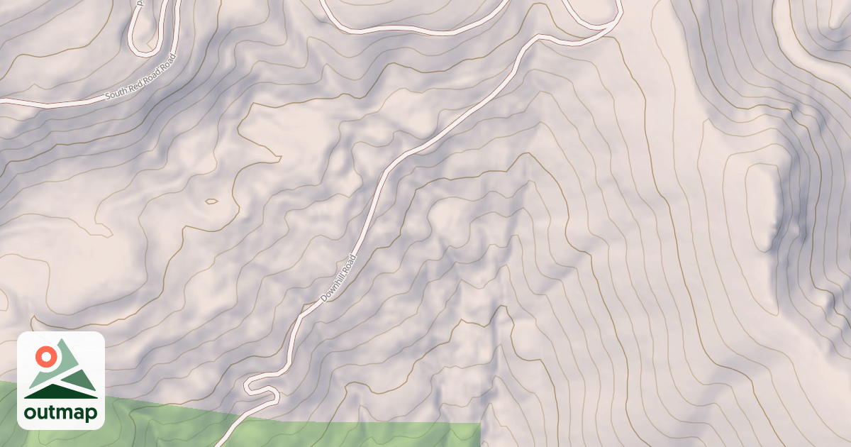 Map of DOWNHILL