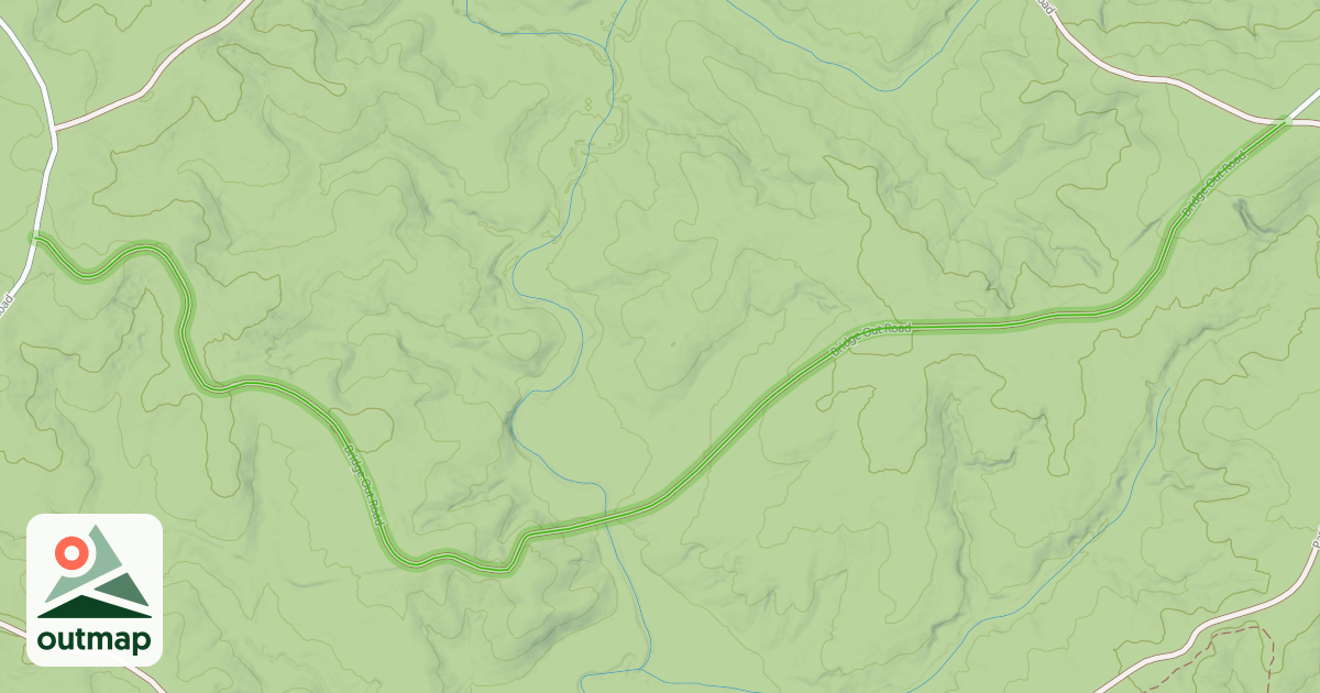 Map of Bridge Out Road