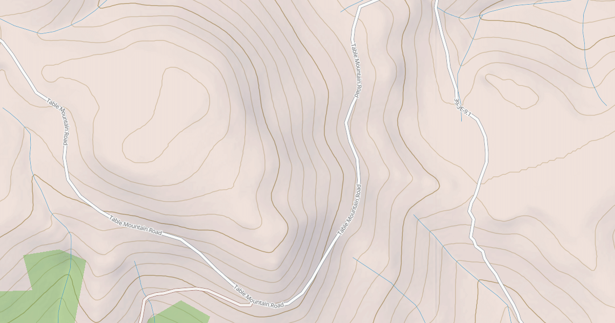 Map preview of Table Mountain Sled Trail