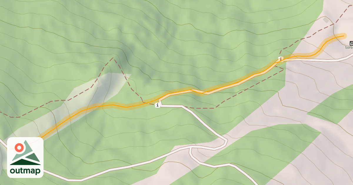 Map of Ancienne piste Barquettes - Hors Piste