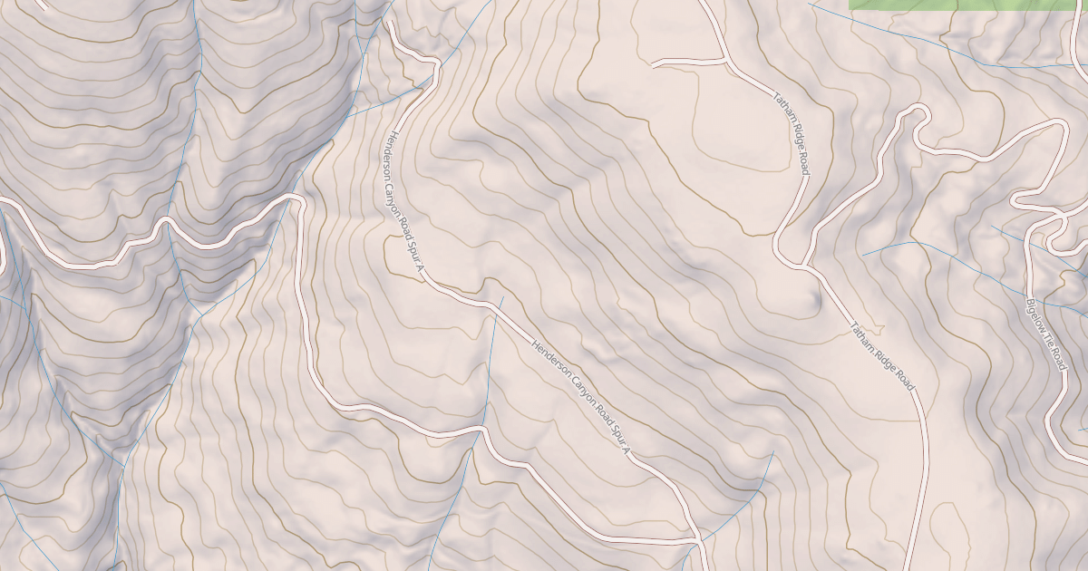Map preview of HENDERSON CANYON SPUR A
