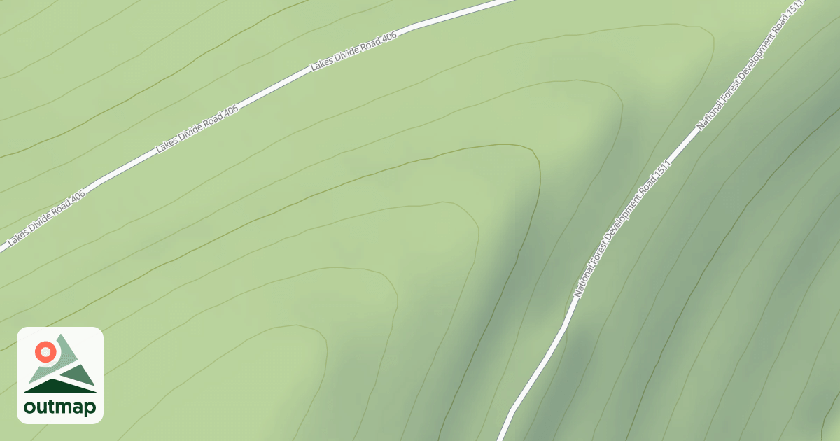 Map of Huckleberry Ohv