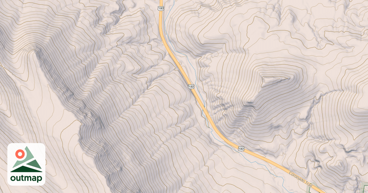 Map of DRY VALLEY TS