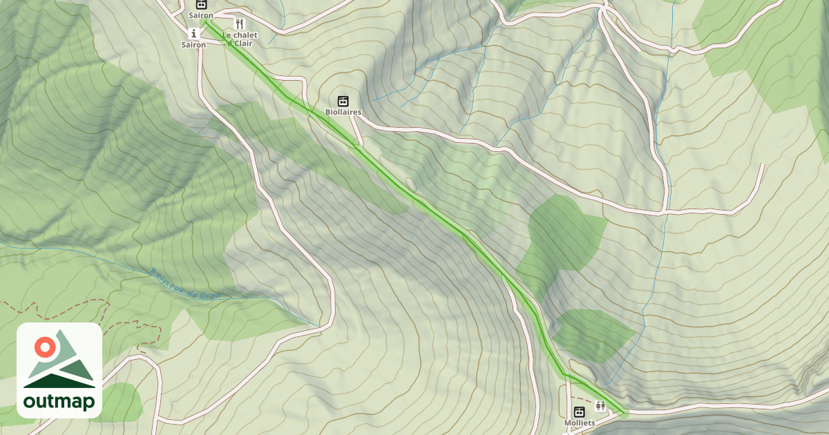 Map of L'Arête
