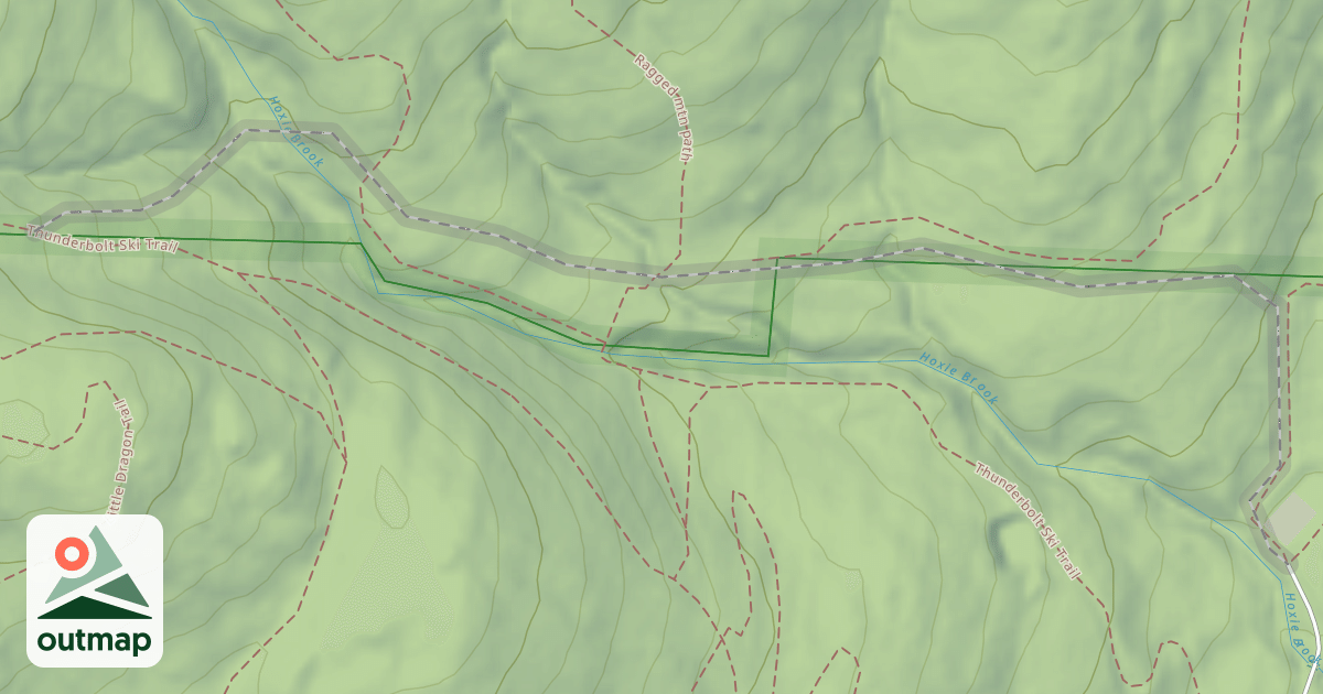 Map of Old Thunderbolt Trail