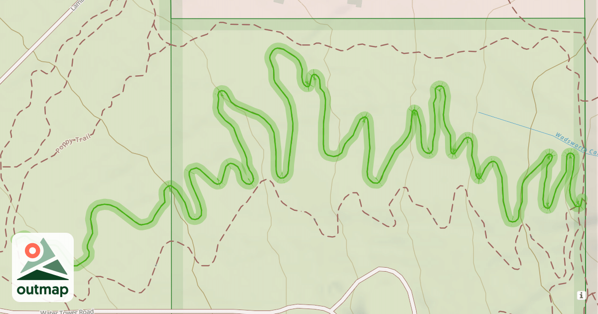 Map of Zag Trail