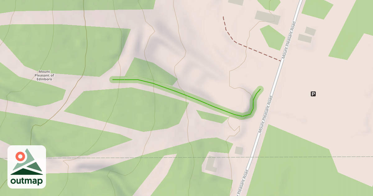 Map of Lower Quaker Run