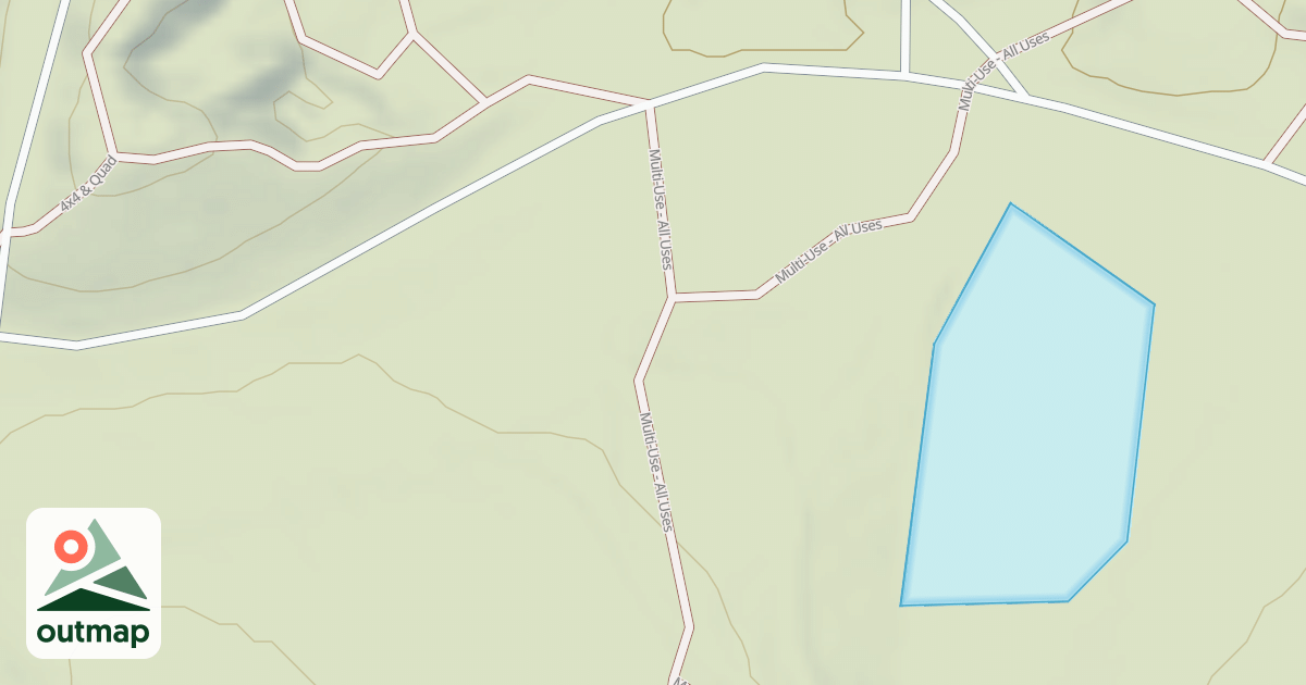 Map of Interlake State Recreation Area Trails