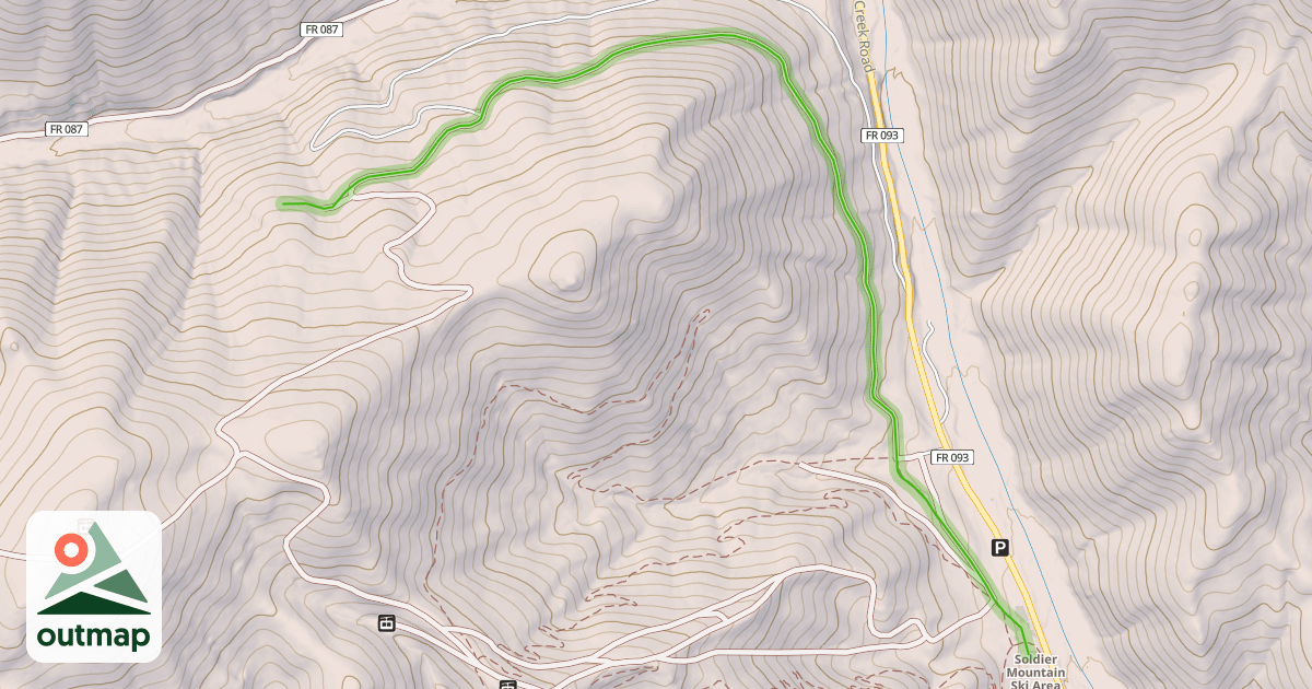 Map of Lodge Run Out