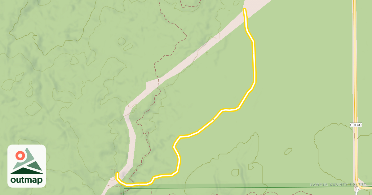 Map of East Side Trail