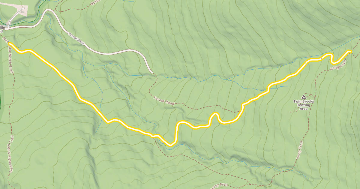 Map preview of Overland XC Trail