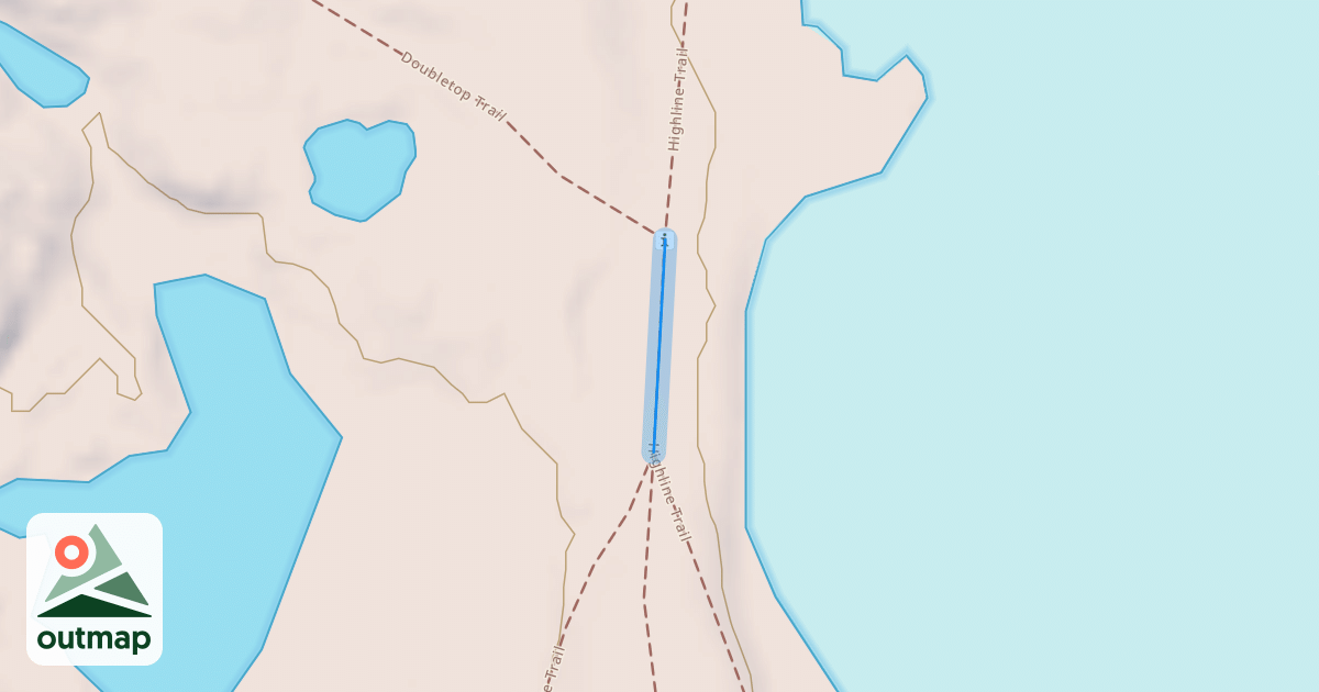 Map of Highline Trail