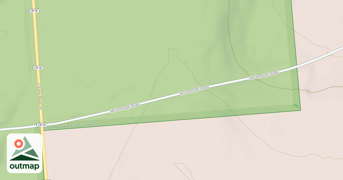 Map of Ch11 Corridor Trail