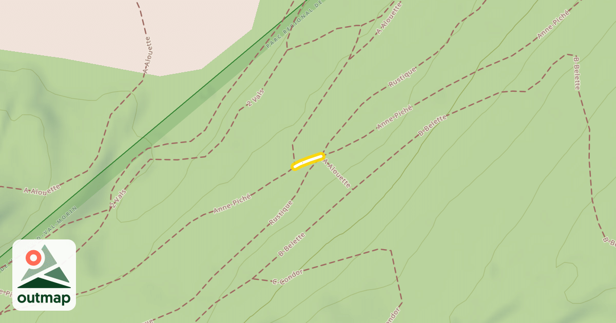Map of Anne-Piché