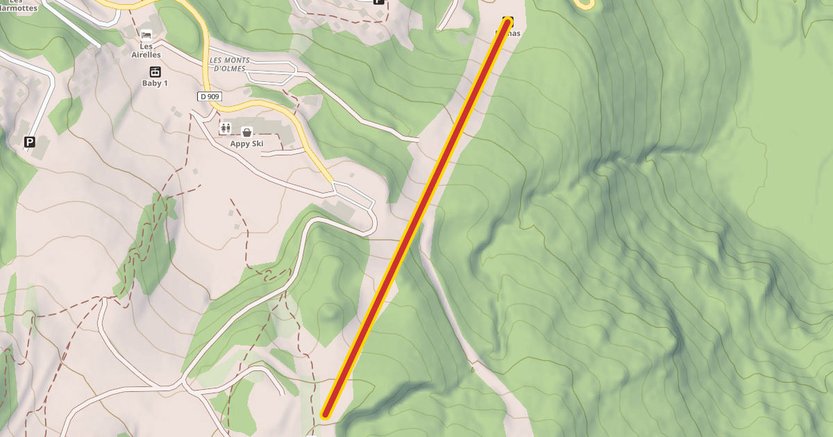 Map preview of Planas