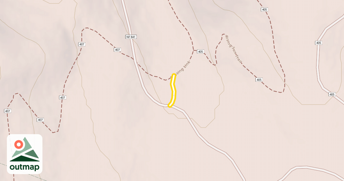Map of Mack's Loop