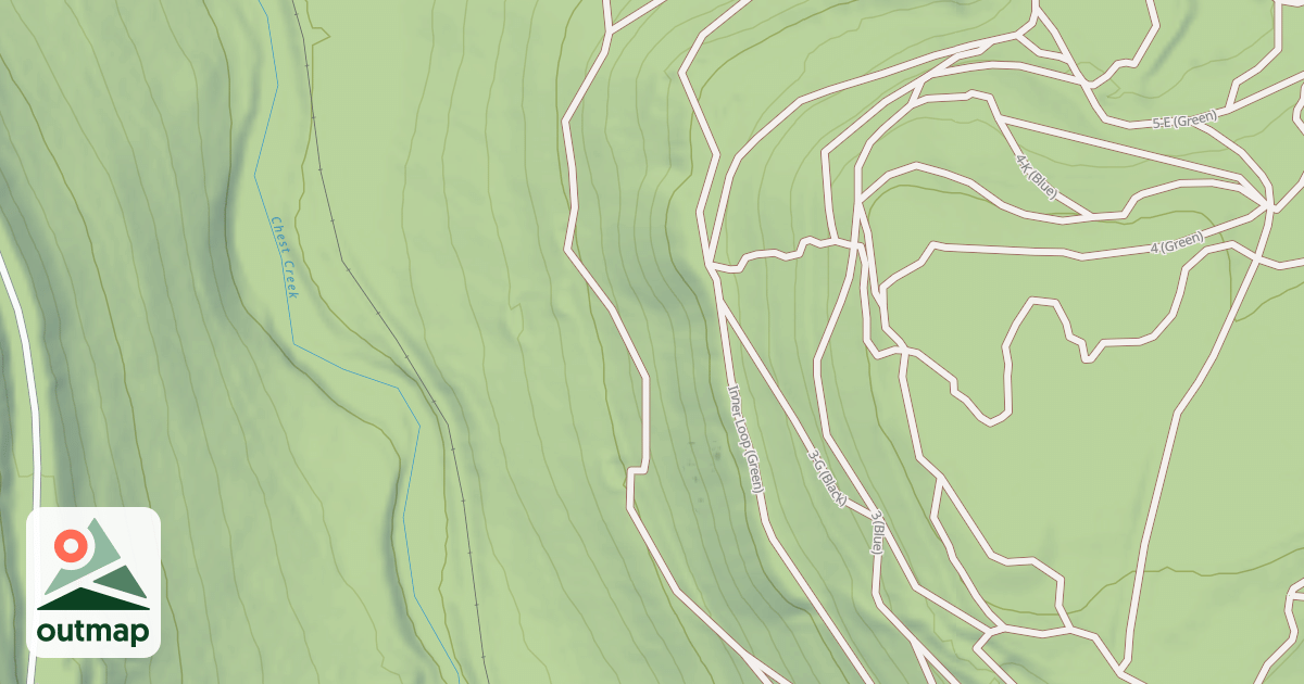 Map of Rock Run ATV Trails