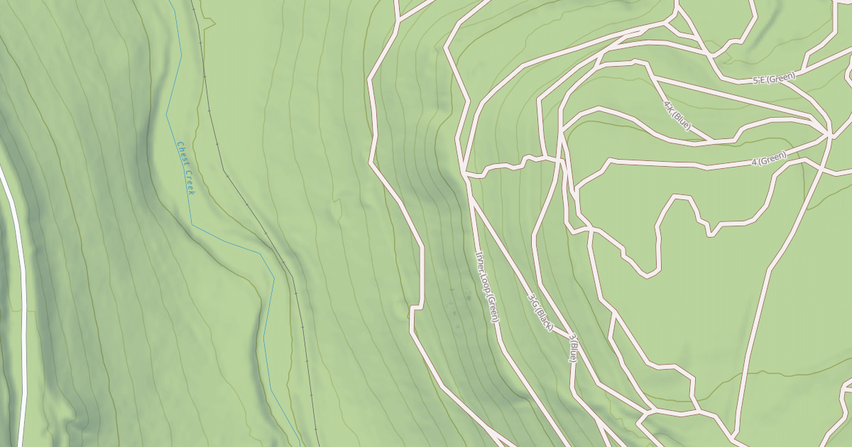 Map preview of Rock Run ATV Trails