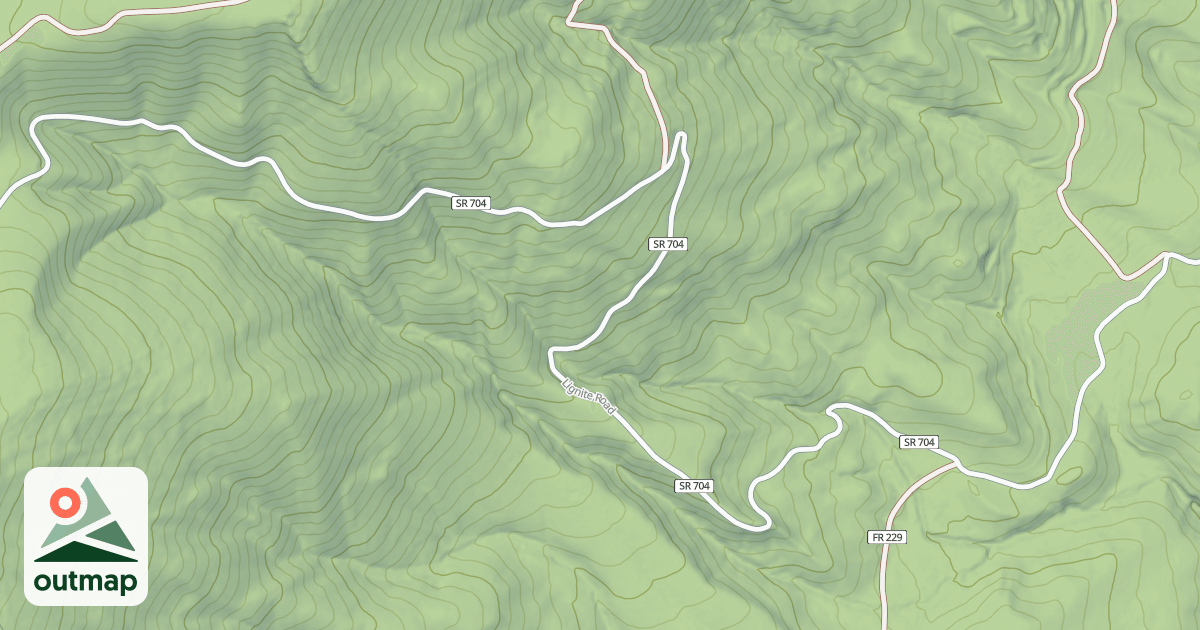 Map of LIGNITE MINES