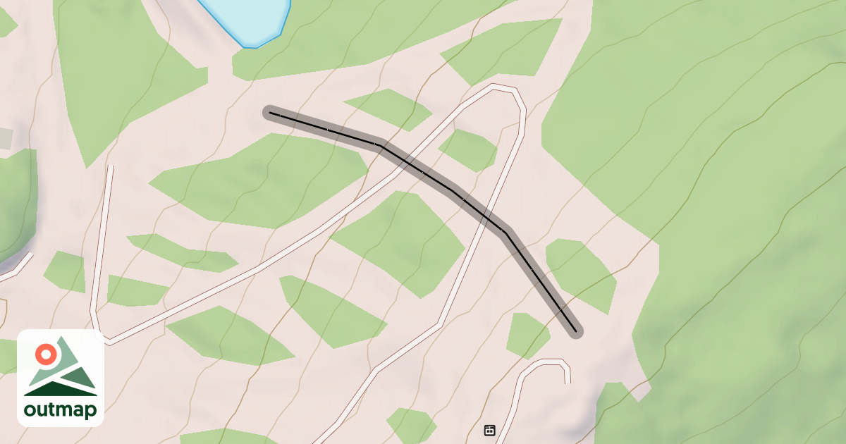 Map of Cliff Run