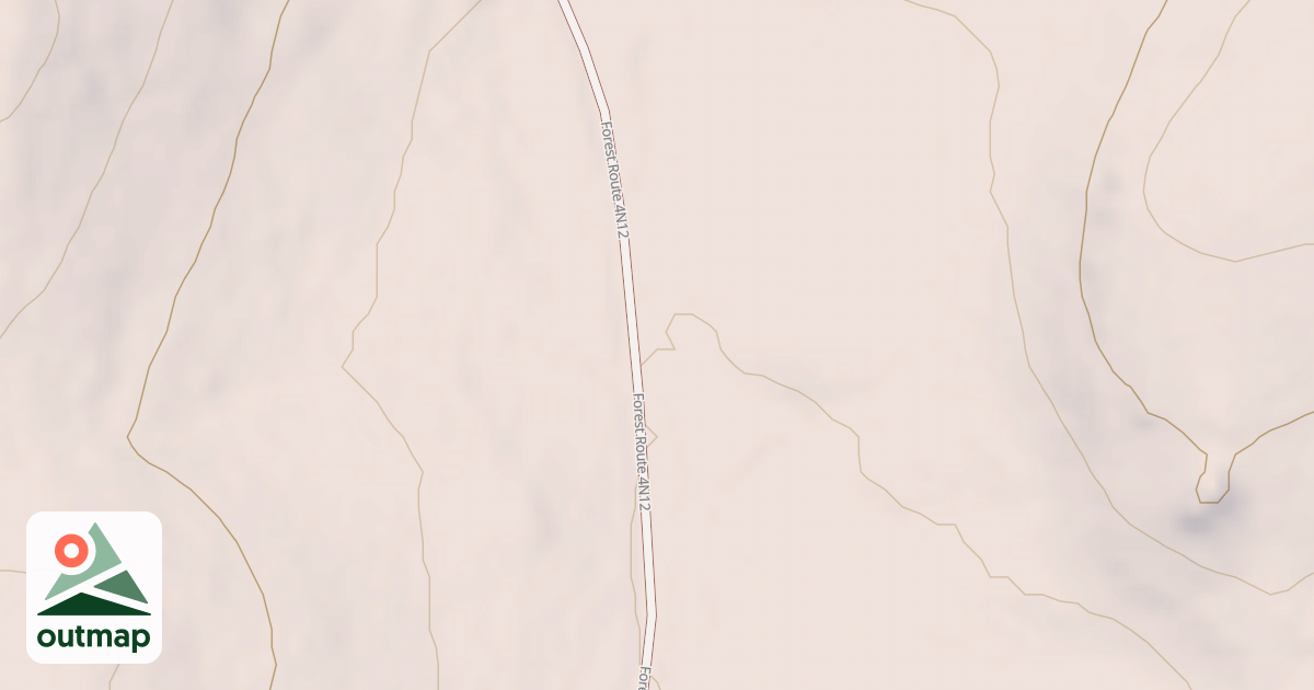 Map of USFS Motor Vehicle Use Map Trails 244140010602