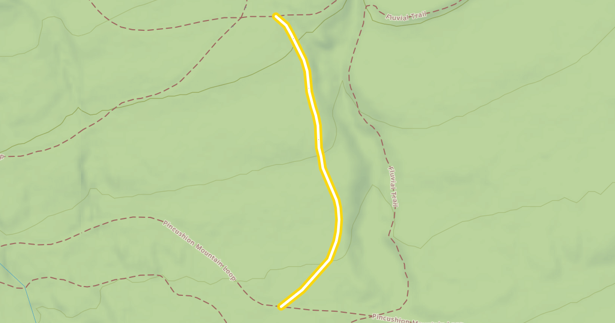 Map preview of Pincushion Mountain Loop 3K Cut Off