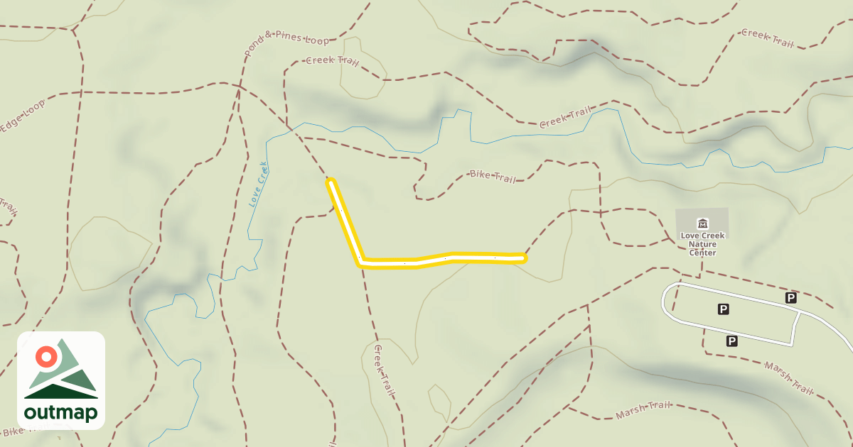 Map of Creek Trail