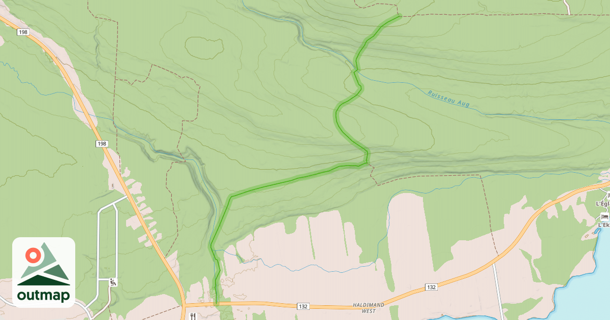 Map of De Haldimand à home pool