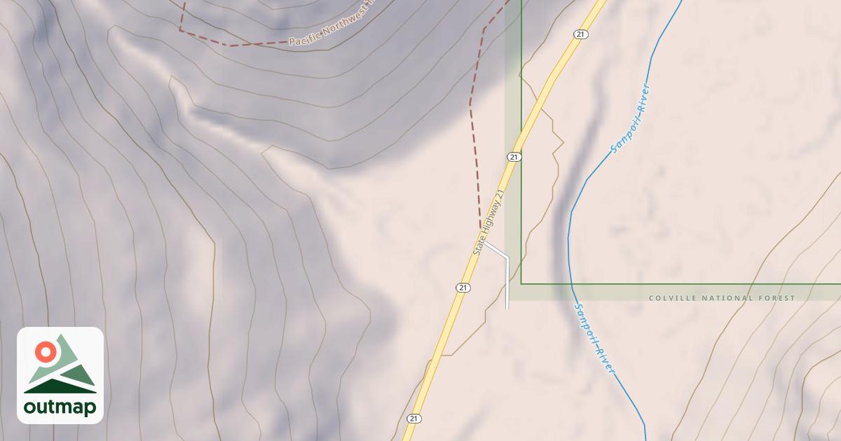 Map of TENMILE CAMPGROUND